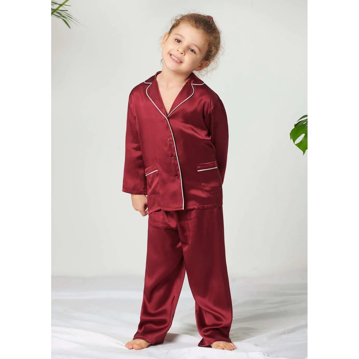 Kids Silk night suit set