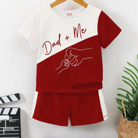 Daddy and me tshirt and short